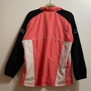 JMS Pink and Black Windbreaker Jacket